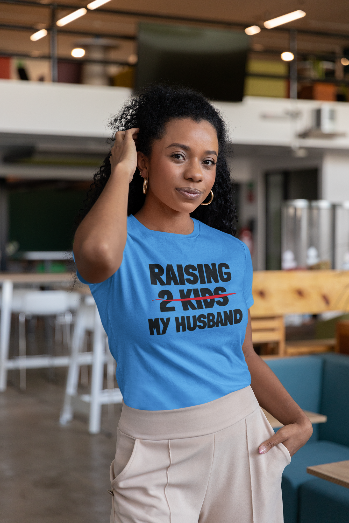 Raising my husband - T-shirt (Amount of kids adjustable)