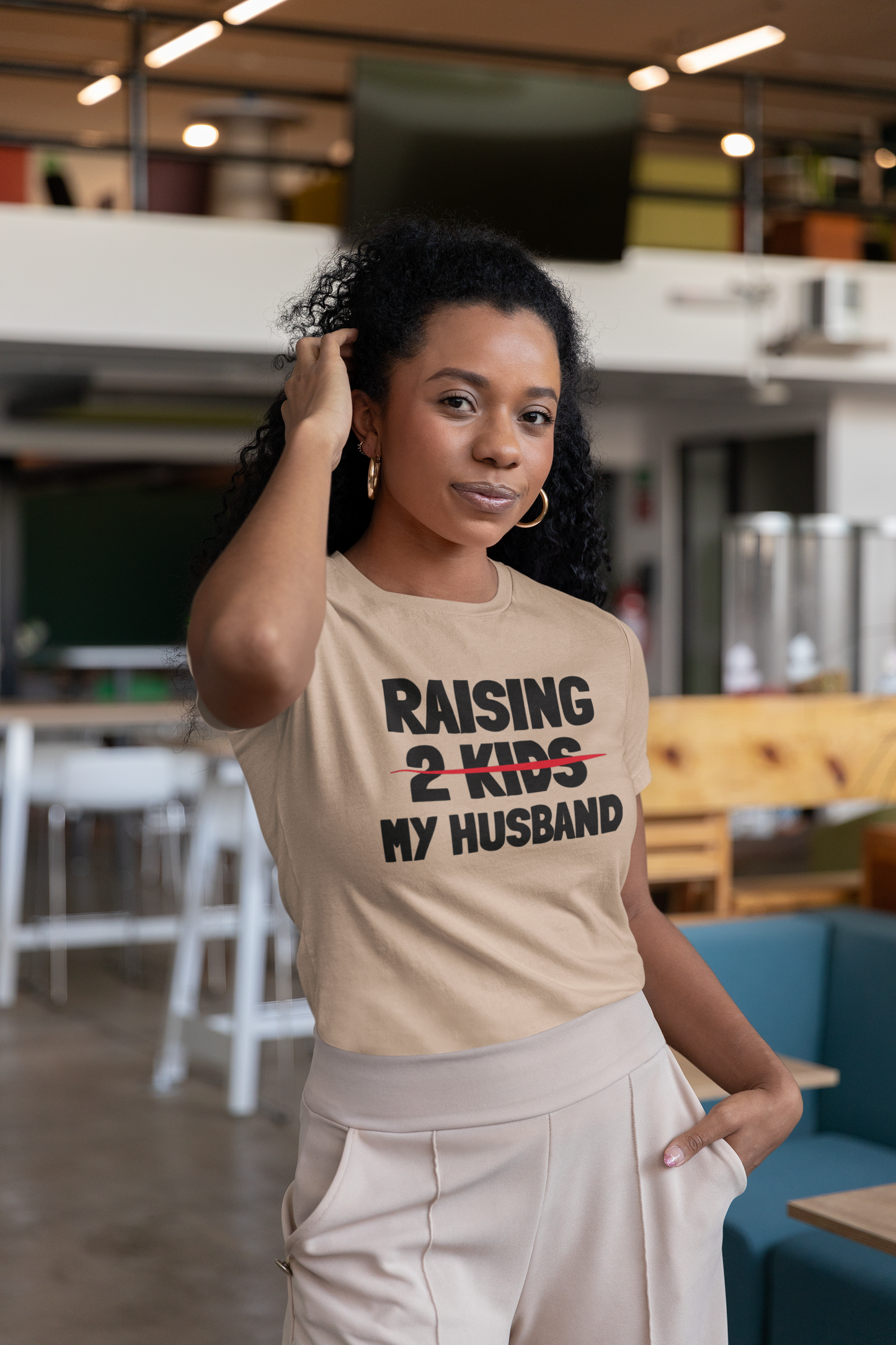 Raising my husband - T-shirt (Amount of kids adjustable)