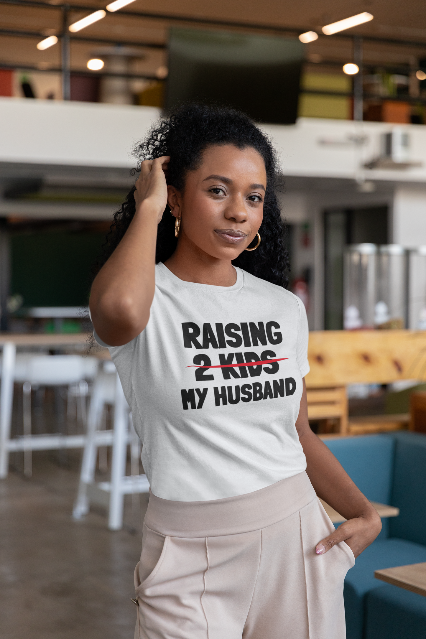 Raising my husband - T-shirt (Amount of kids adjustable)