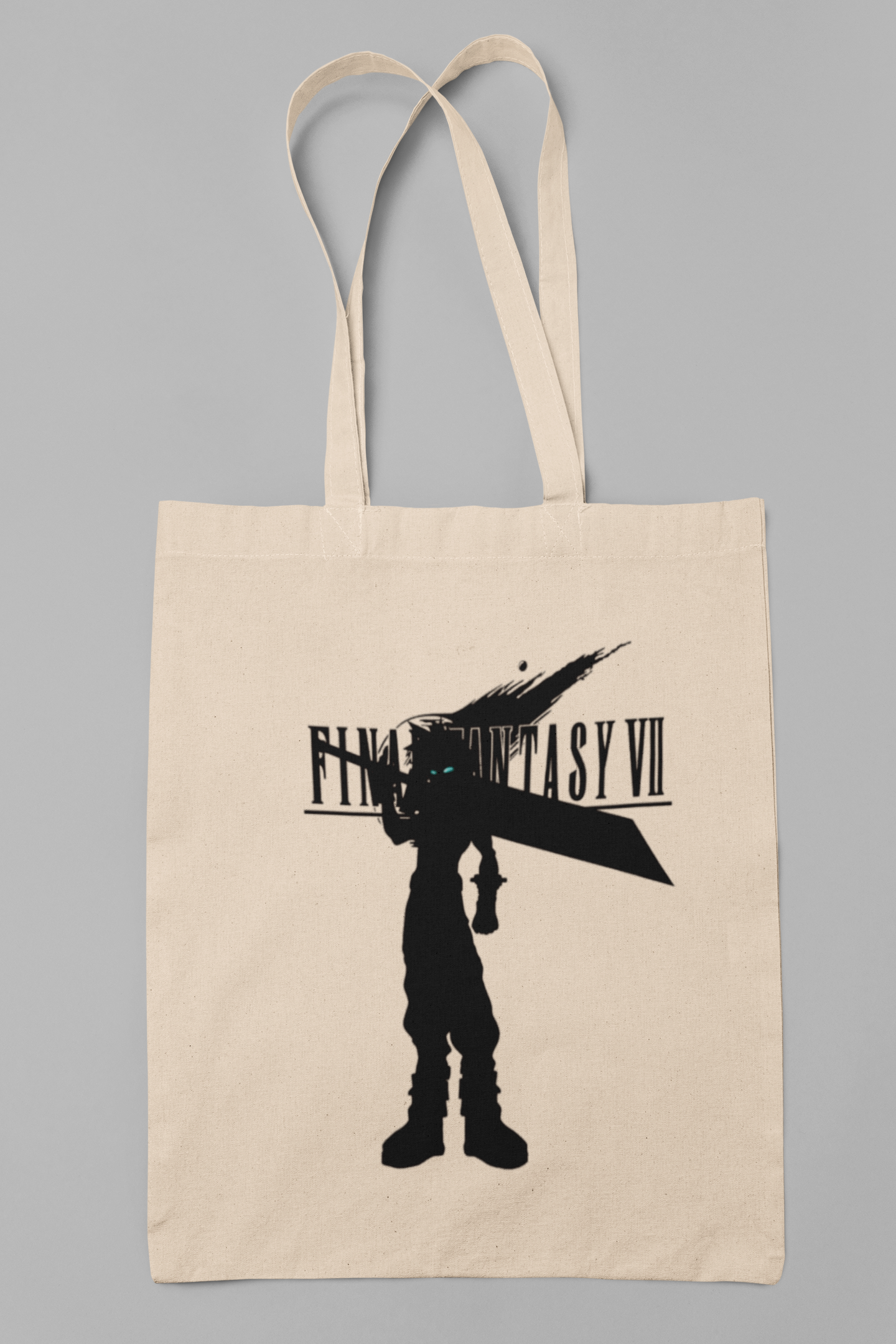 Spiky haired dude with a big sword - Totebag