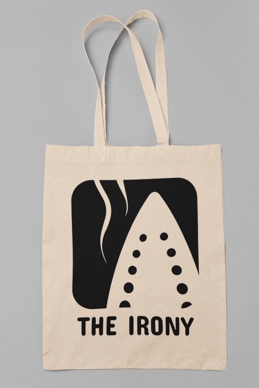 The irony - Totebag