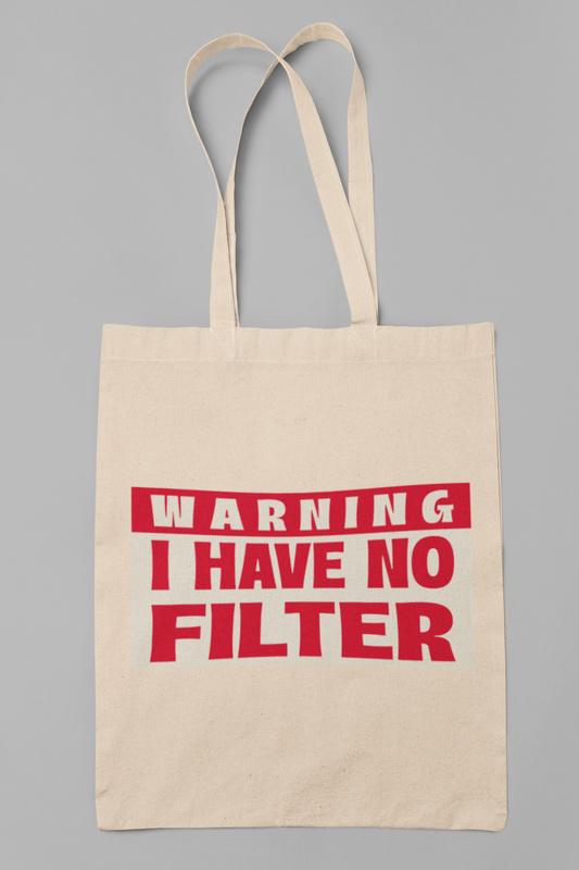 Warning: no filter - Totebag