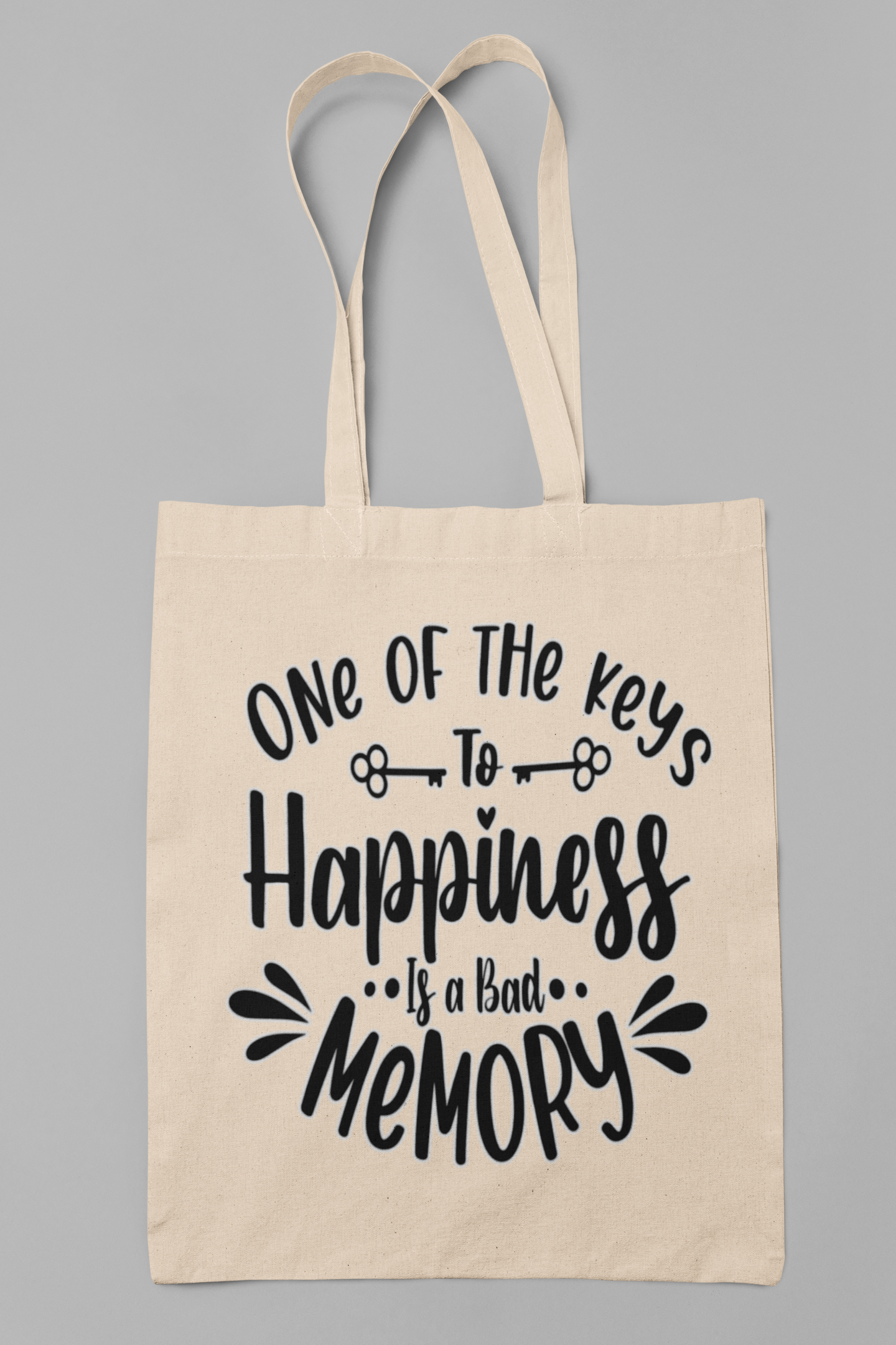 One of the keys to happiness - Totebag