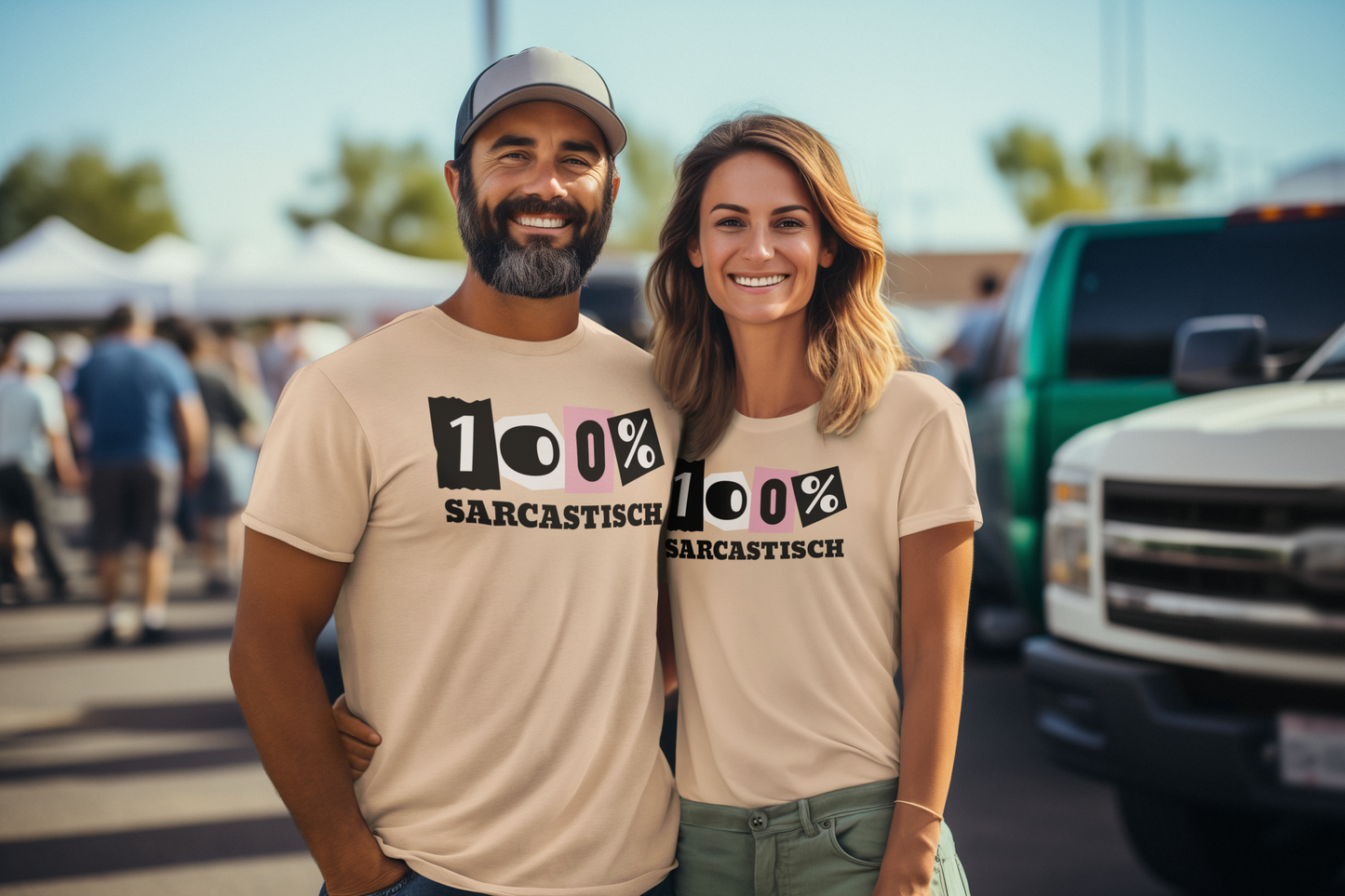 100% sarcastisch - T-shirt