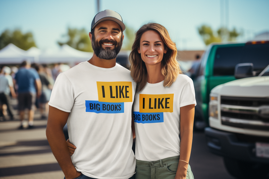 I like big books - T-shirt