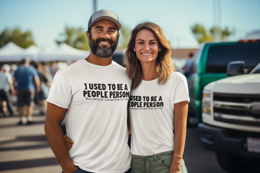 I used to be a people person - T-shirt