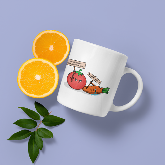 I hate vegans - Mug 11oz.