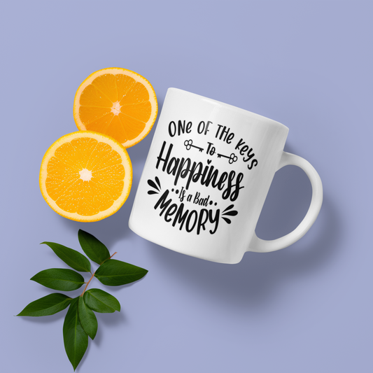 One of the keys to happiness - Mug 11oz.