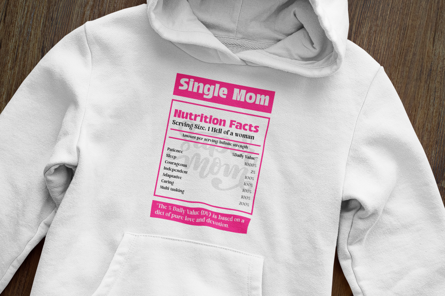 Single mom nutrition - Hoodie