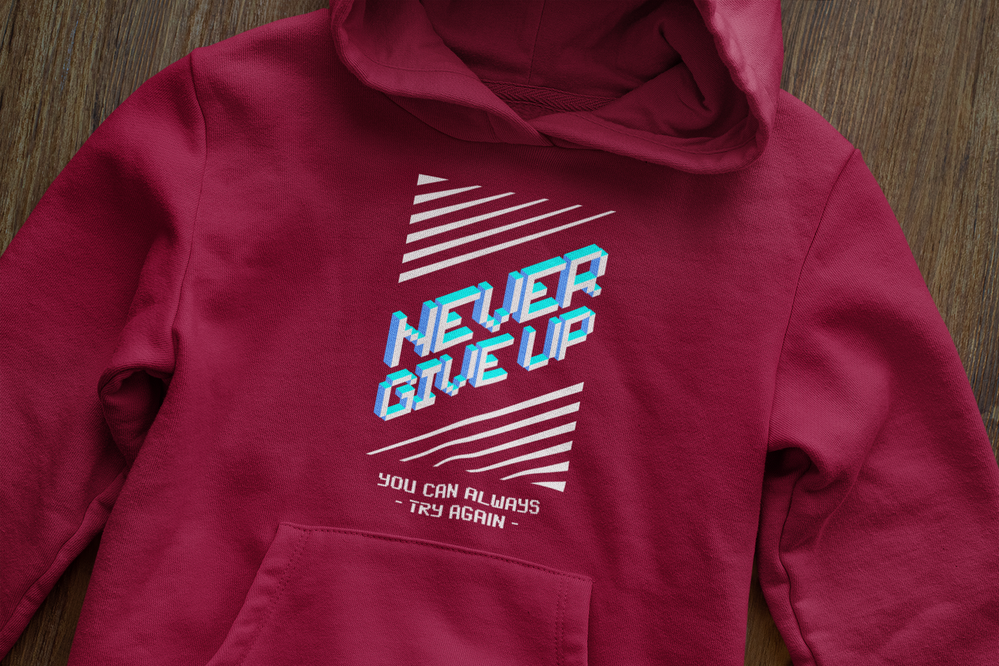 Never give up - Hoodie