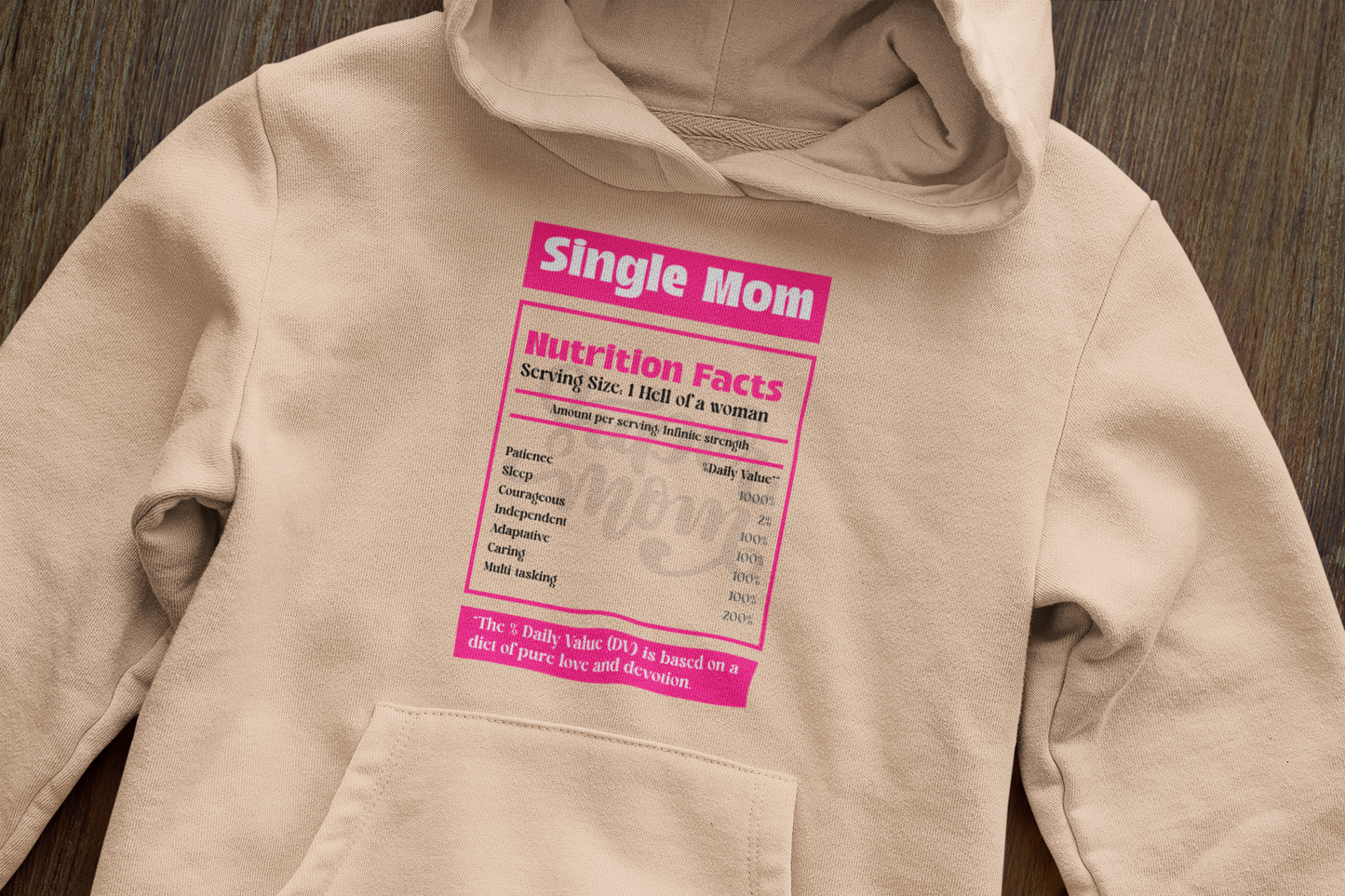 Single mom nutrition - Hoodie