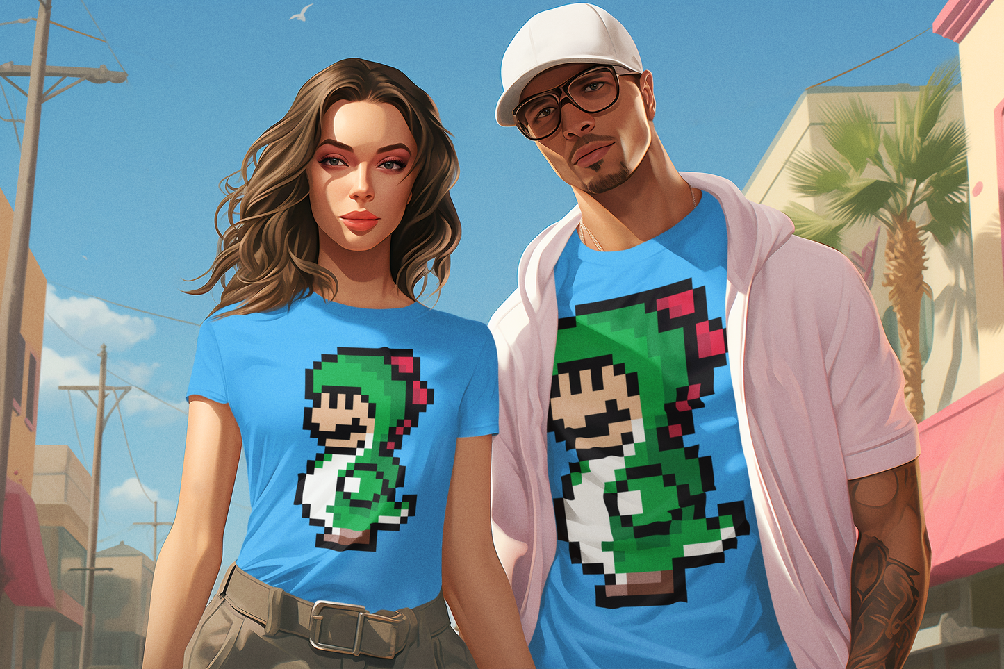 Mario Yoshi - T-shirt