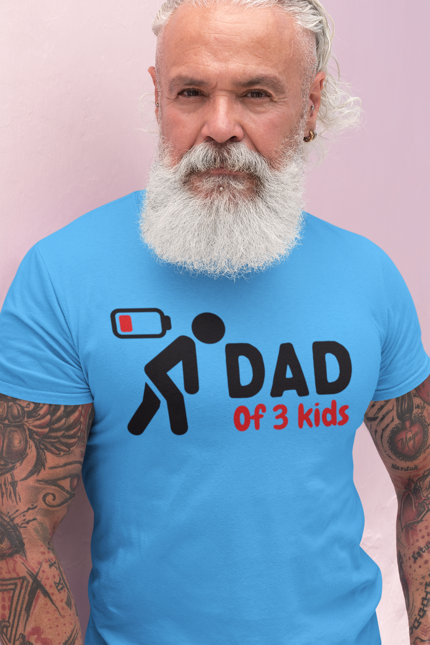 Dad of 3 kids - T-shirt (Amount of kids is adjustable)