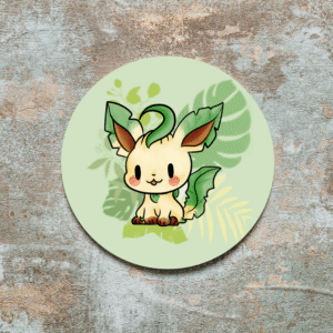Onderzetter Chibi Leafeon