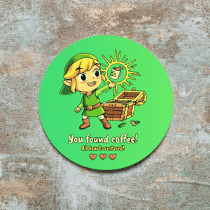 Onderzetter You Found Coffee!
